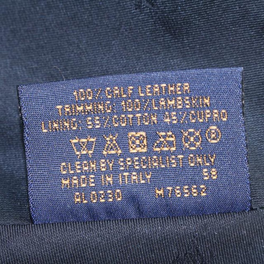 Louis Vuitton 21FW Black x Blue Leather Damier Infini Baseball Cap Hat 16lv45 - Picture 5 of 12